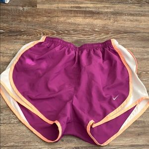 Nike Purple/Peach Tempo Running Shorts